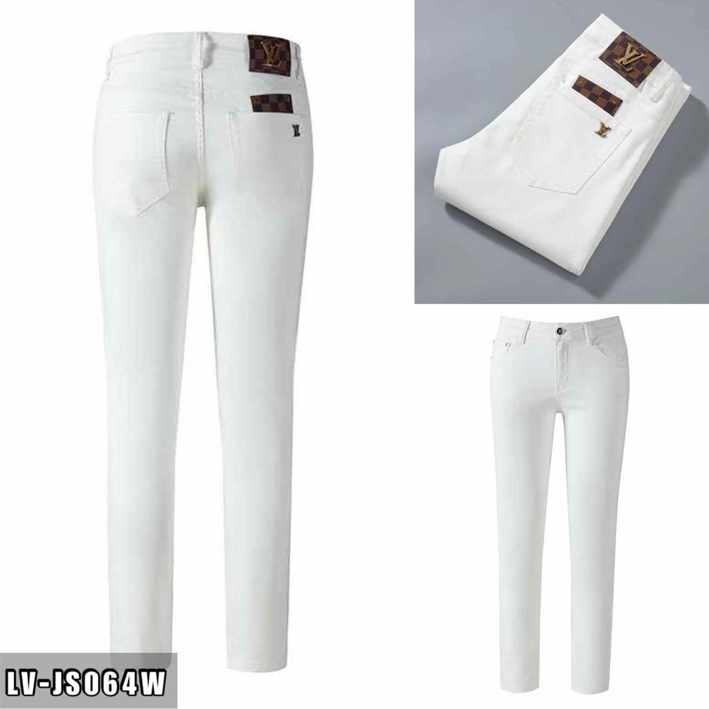 celana jeans panjang pria dewasa putih polos import/celana jeans pria putih import