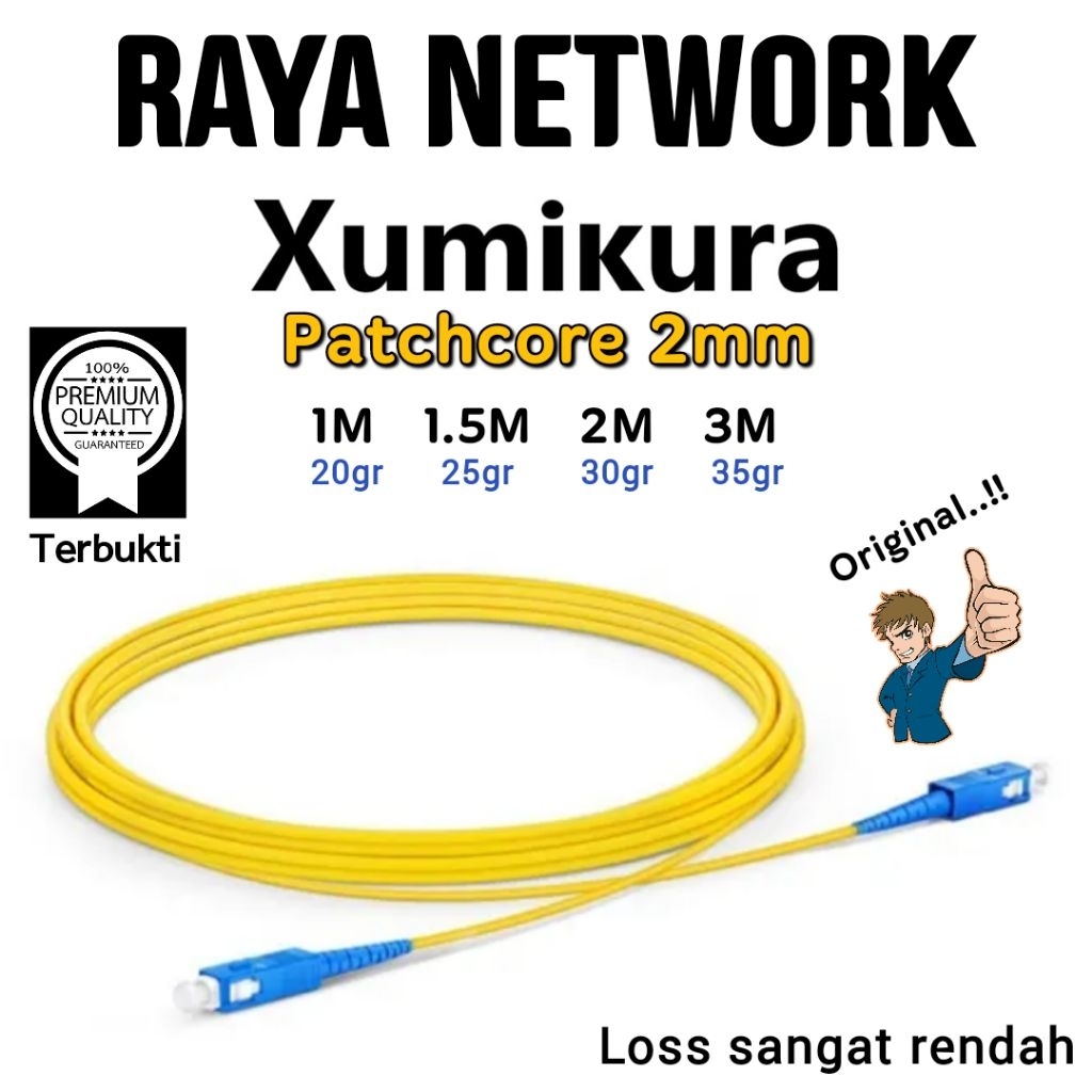 XUMIKURA Patchcore YELOW 2mm