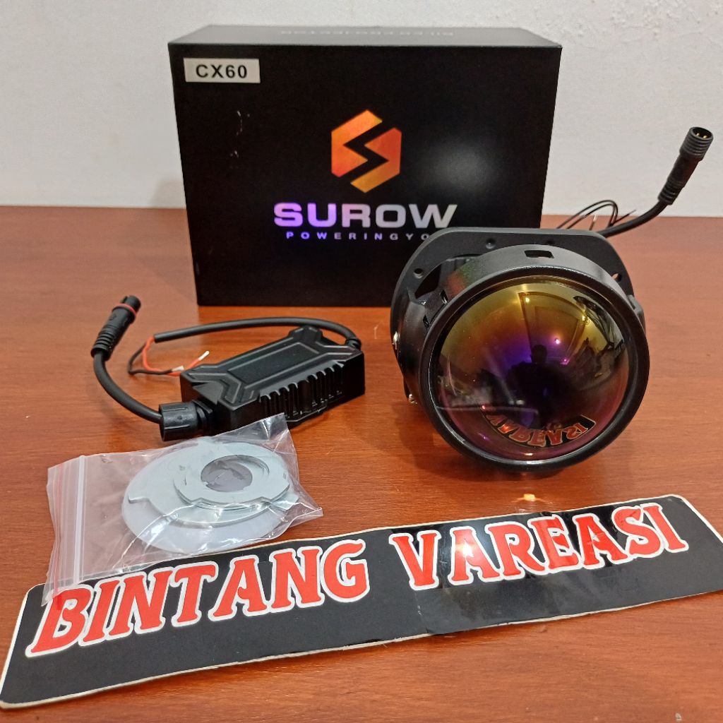 LAMPU LED HEADLAMP SUROW CX60 2.5 INCH SUPER TERANG