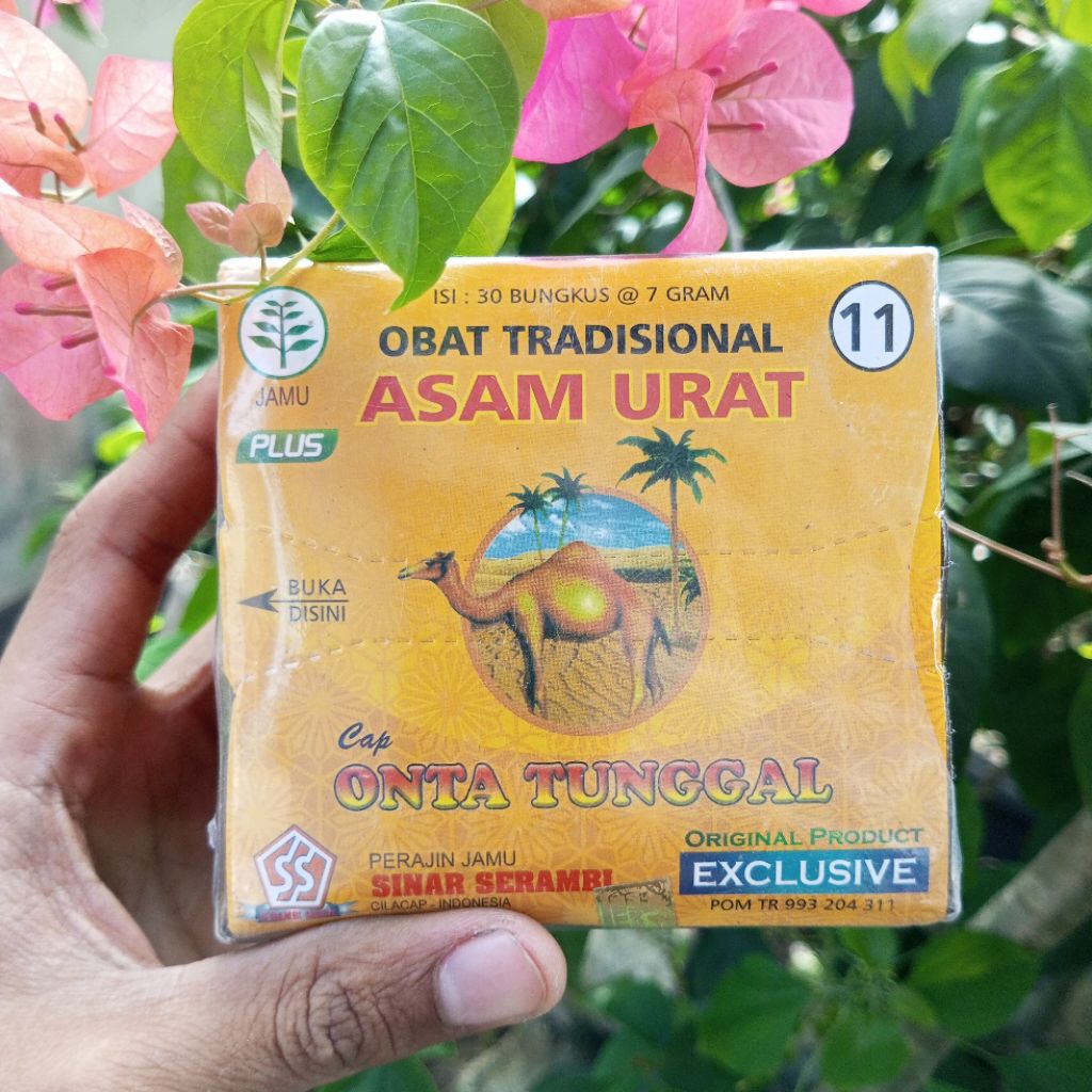 

ONTA TUNGGAL JAMU TRADISIONAL ASAM URAT PRIA DAN WANITA