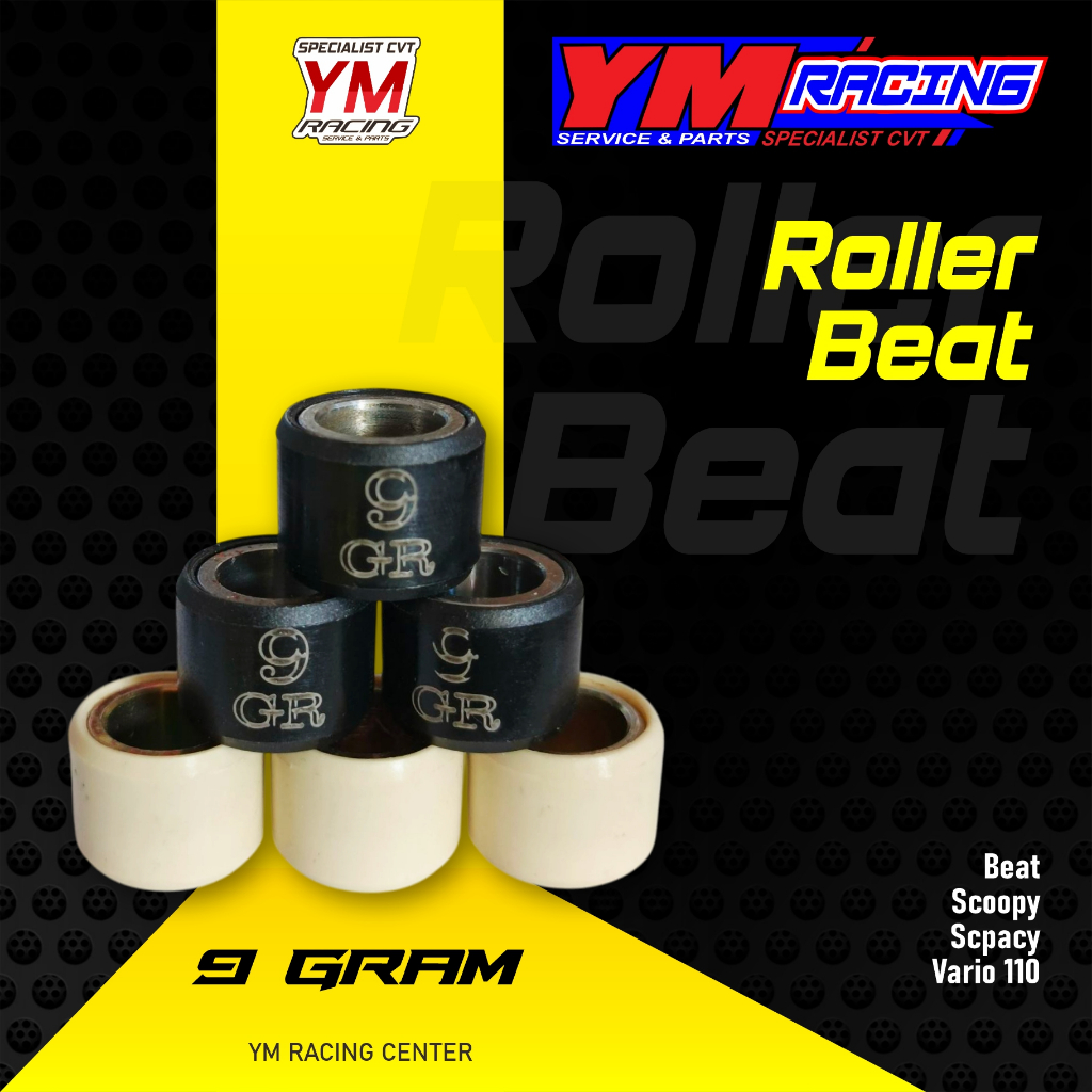 ROLLER BEAT FI 9 GRAM 1 SET ISI 6. BUTIR | Roller Motor Beat FI 9 gram / Roller Vario 110 9 g / Role