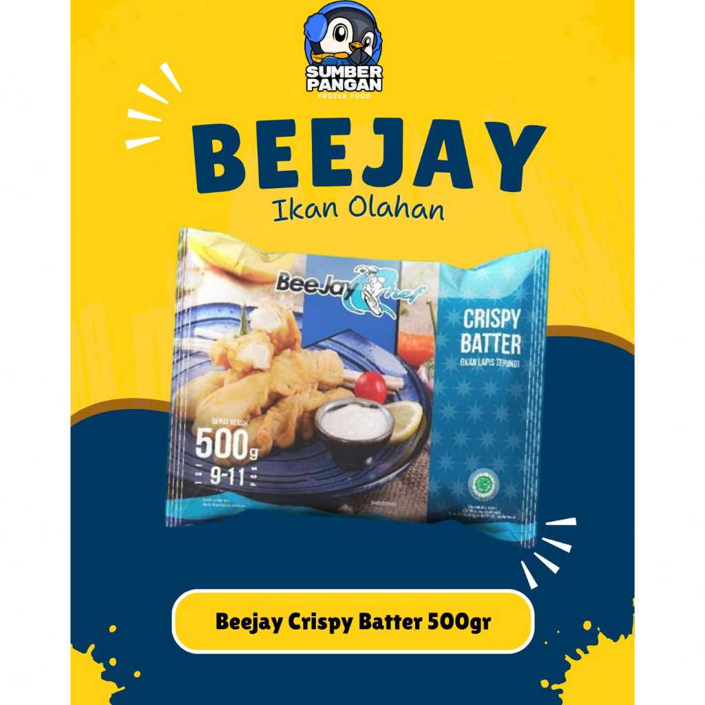 

Beejay Crispy Batter (ikan lapis tepung)500gr