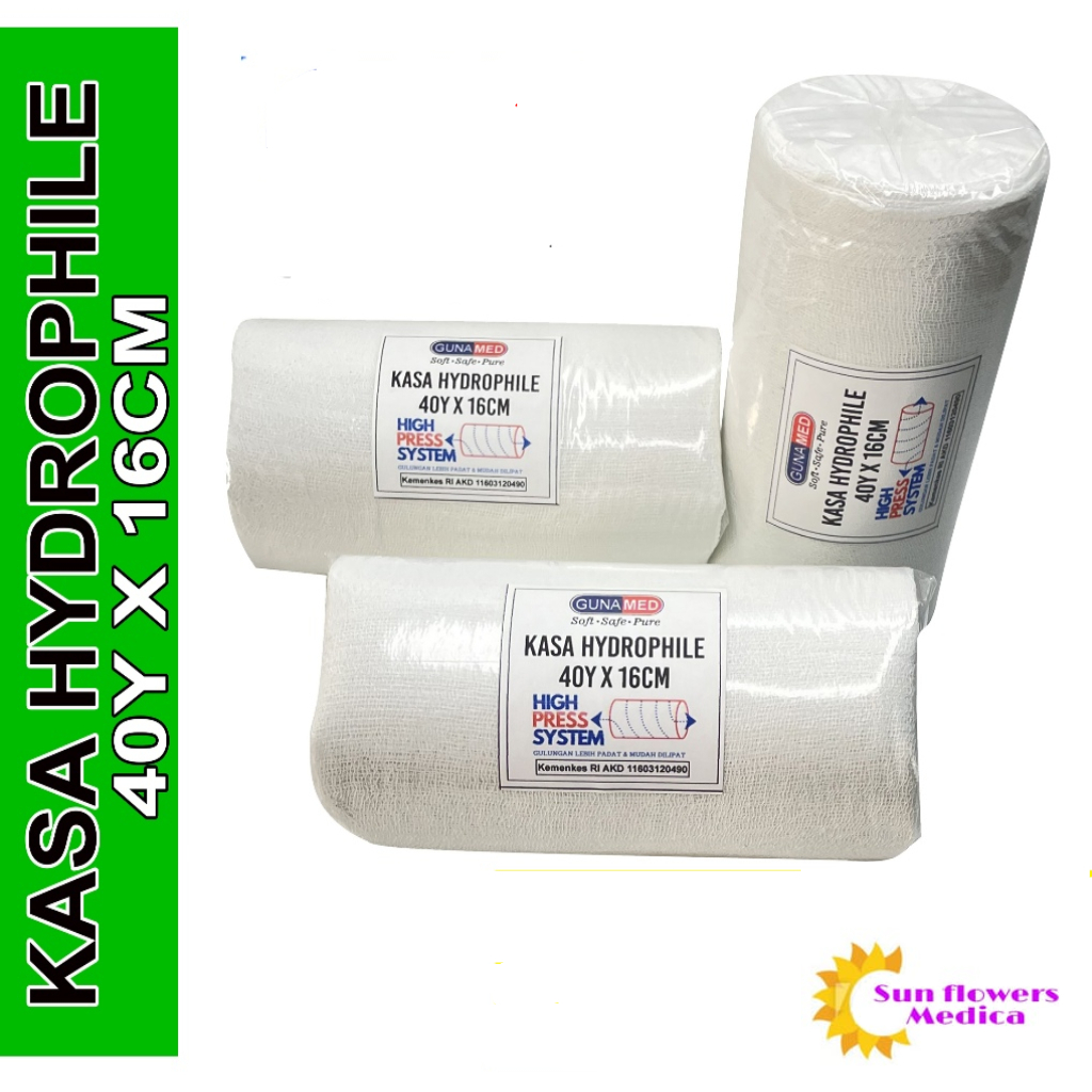 KASA HIDROFIL 40Yard x 16CM / KASA STERIL / KASA ROLL/ KASA GULUNG