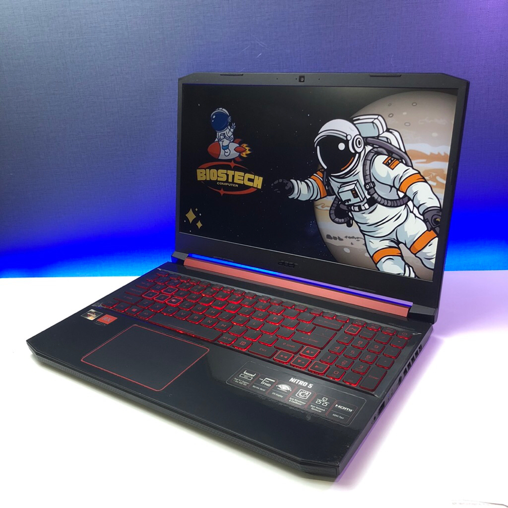 Laptop Acer Nitro 5 Amd Ryzen 5-3550H Ram 16GB SSD 256GB + HDD 1TB Vga RX 560X 4GB Window11