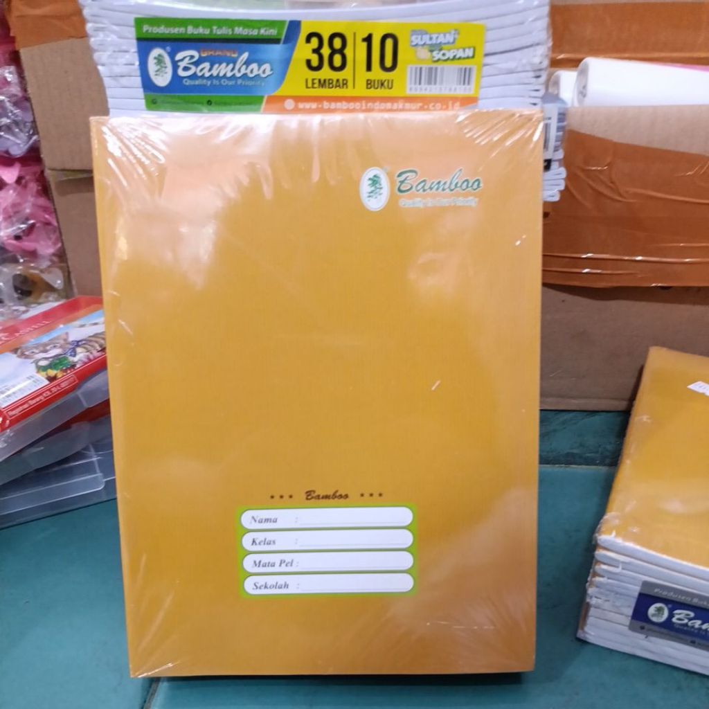

(10buku) Buku Tulis BAMBOO isi 38,40,58 dan 60