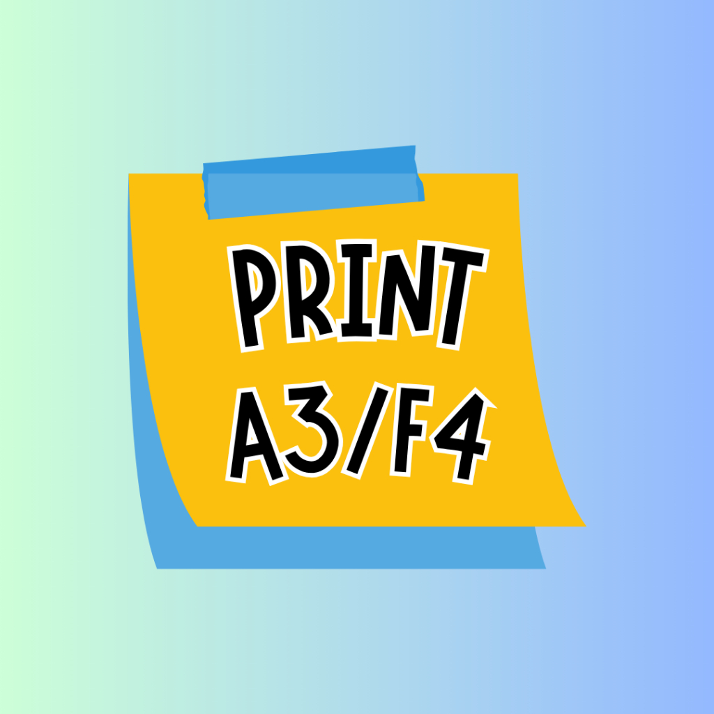 

Print A3/F4