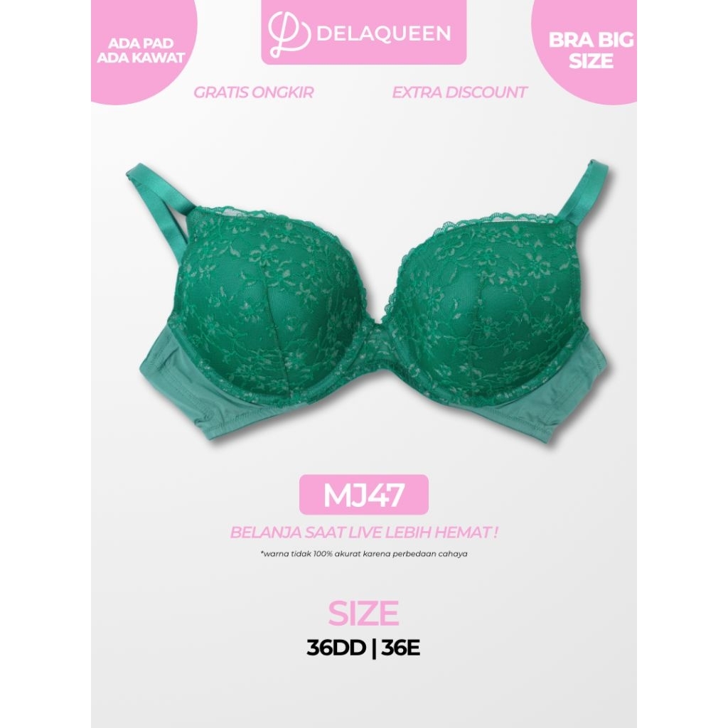 Delaqueen | Bra Big Size Bra Jumbo Bh Big Size 36E MJ47
