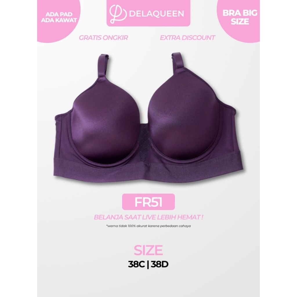 Delaqueen | Bra Big Size Bra Jumbo Bh Big Size FR51