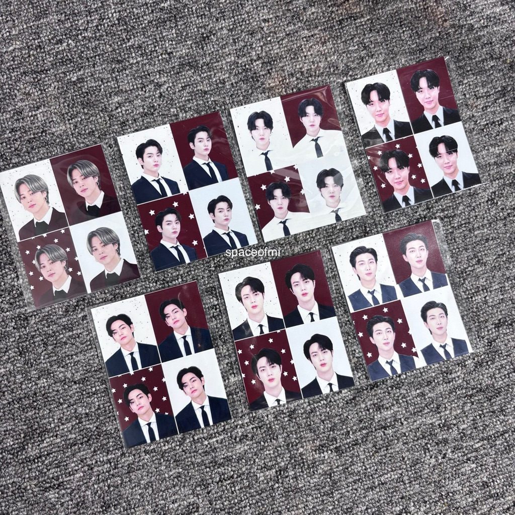 [READY STOCK] sticker id - bts - id photo stiker - jungkook taehyung jin jimin rm namjoon suga jhope