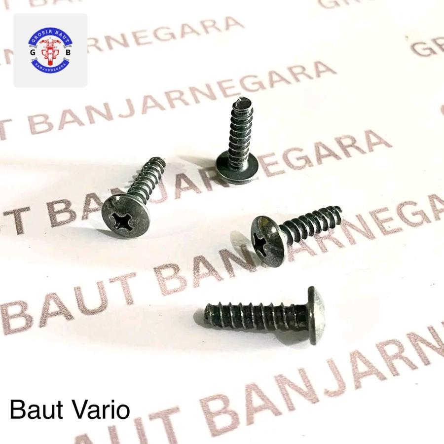 [PAKET 100 PCS] Baut Body Kasar Vario/ Baut Ulir Vario 4x16
