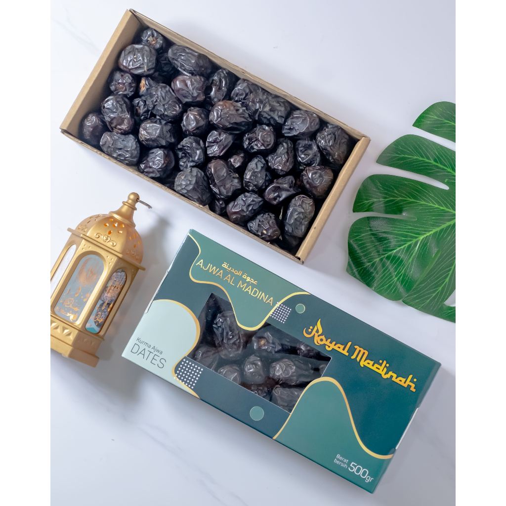 

KURMA AJWA ROYAL MADINAH 500GR/ KURMA AJWA / KURMA NABI /KURMA ARAB