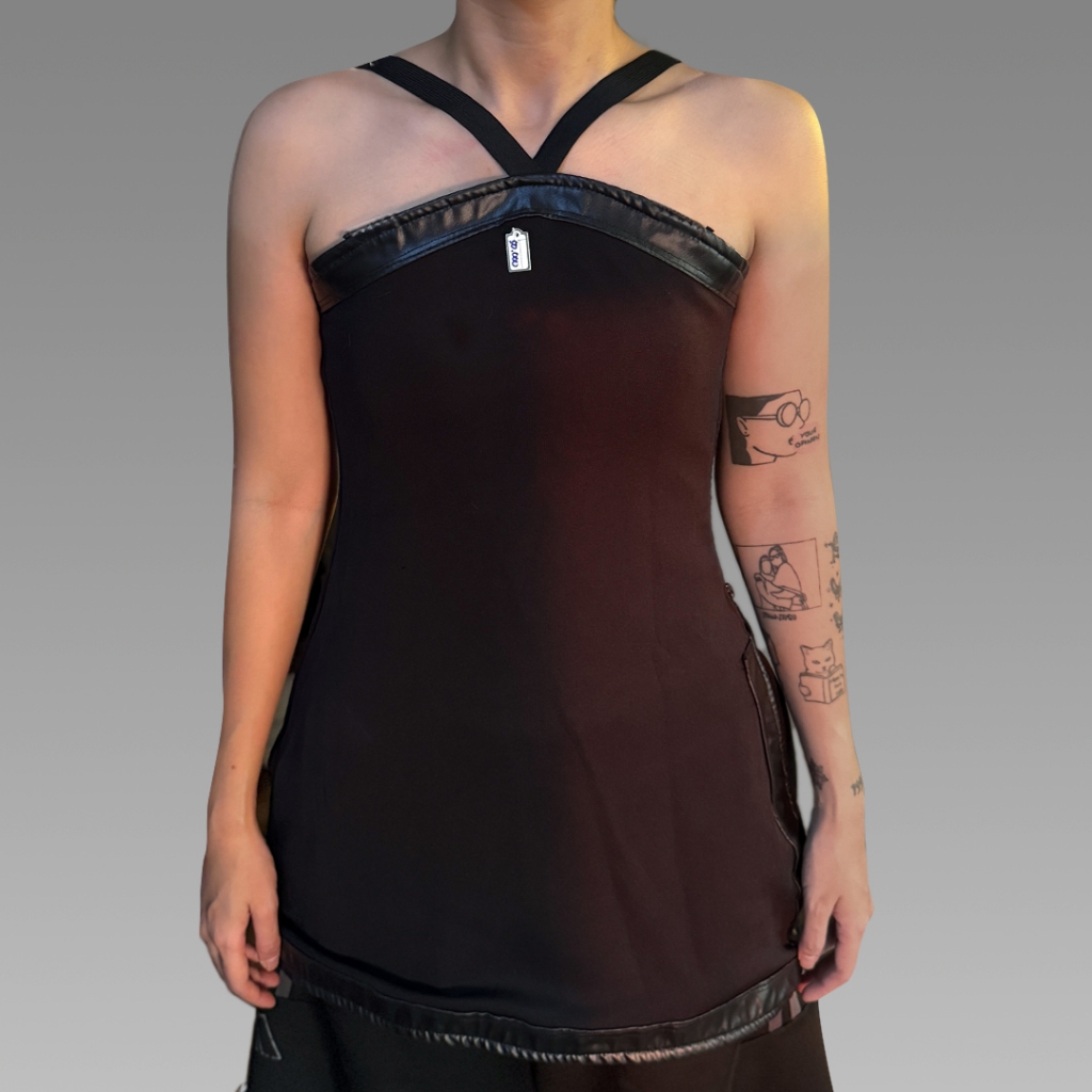 LEATHER DRESS