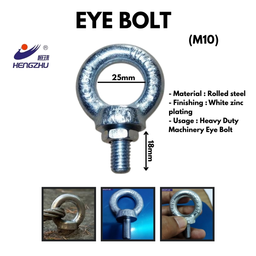Eye Bolt M10 Hengzhu Original