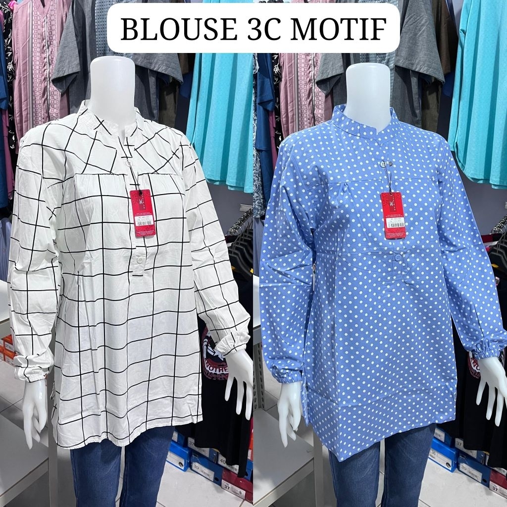 Blouse Cewek - Blouse 3C - Blouse Katun - Blouse Branded - Blouse Motif