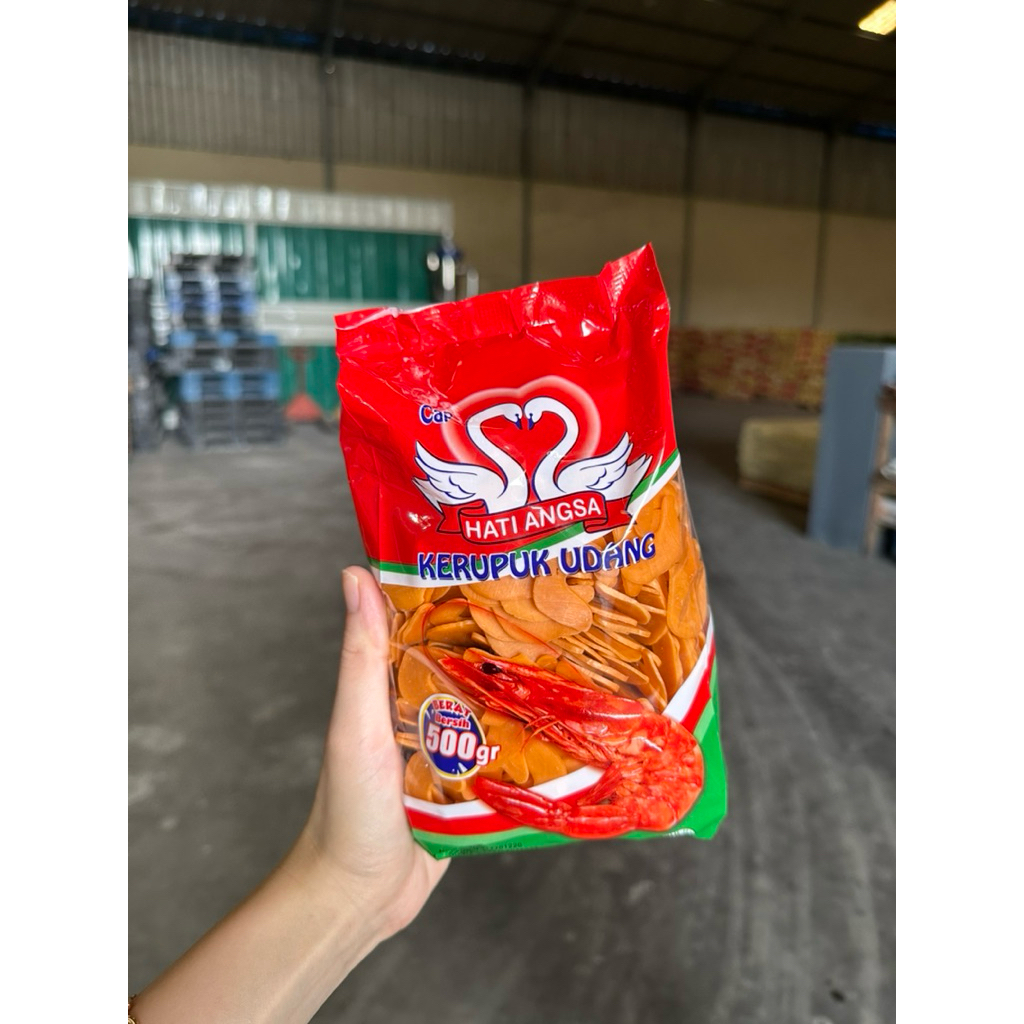 

KERUPUK UDANG MENTAH CAP HATI ANGSA 500gr