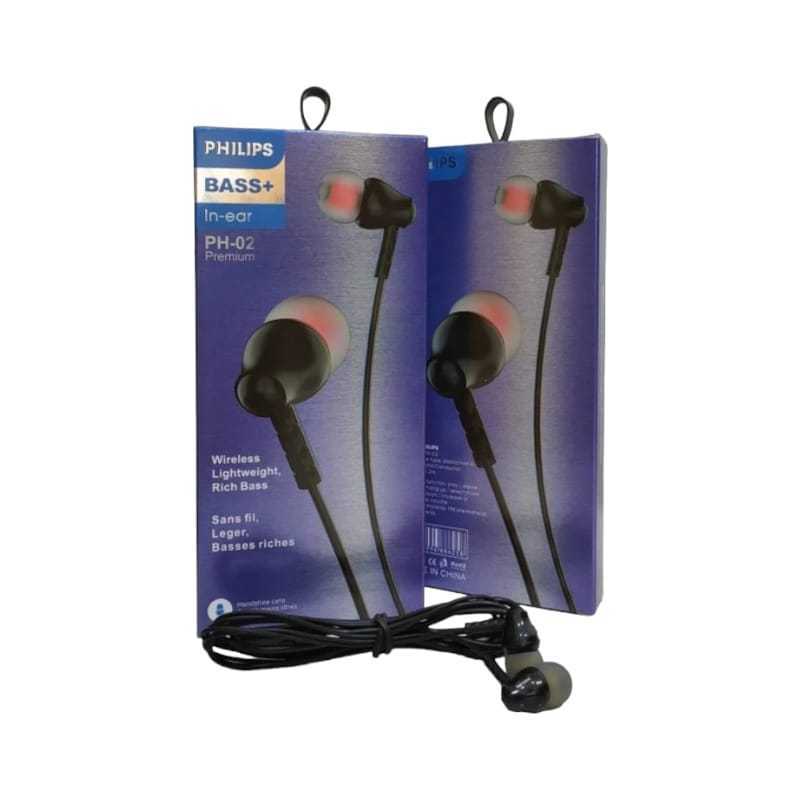 HF Headset Philips - PH-02 - Premium Bass + Pack Import