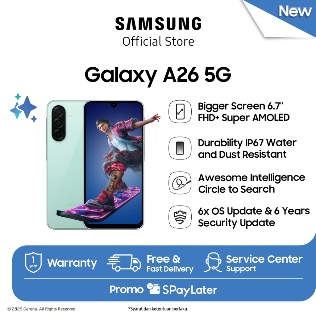 Samsung Galaxy A26 5G 8/256GB - Mint