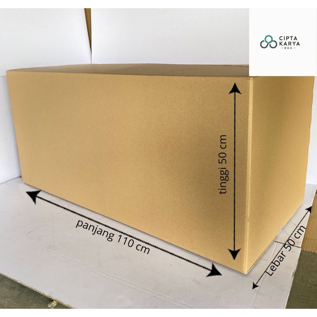 

Kardus box baru 110x50x50 cm