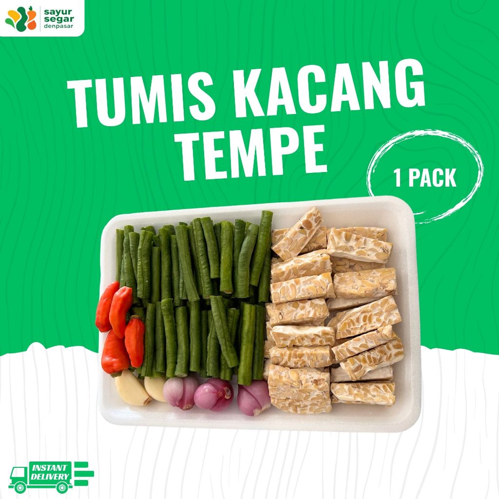 

Paket Tumis Kacang Tempe 1 pack - Sayur Segar Denpasar
