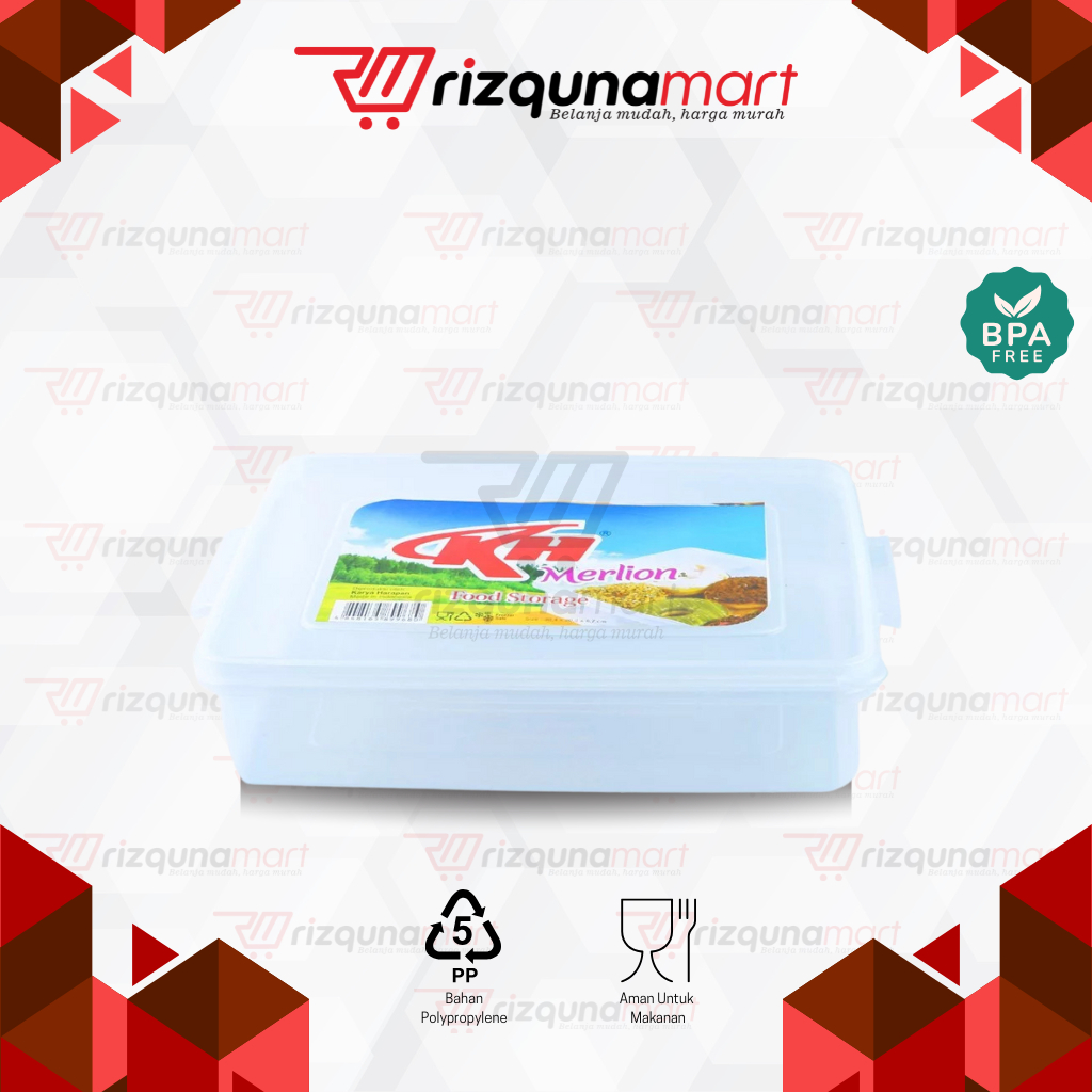 KH Tempat Donat Merlion 2.5 Liter Box Plastik Food Storage Food