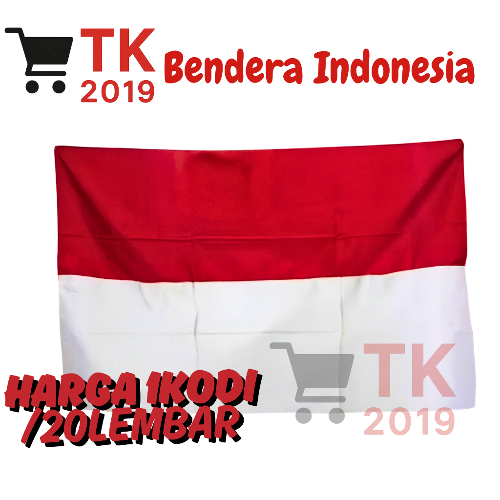 Bendera Merah Putih Grosir Bendera Indonesia 1 Kodi