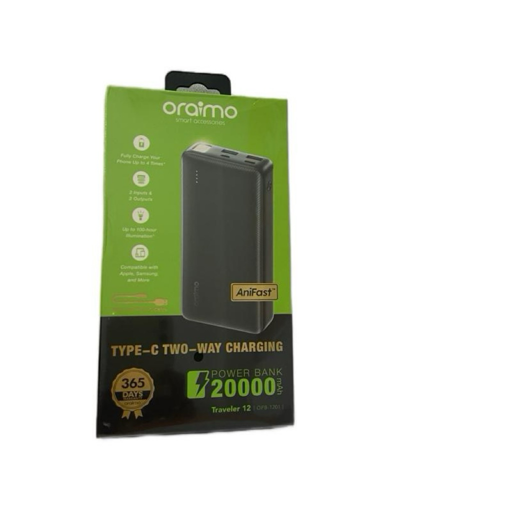 Power Bank Merek Oraimo 20000mah OPB-1201