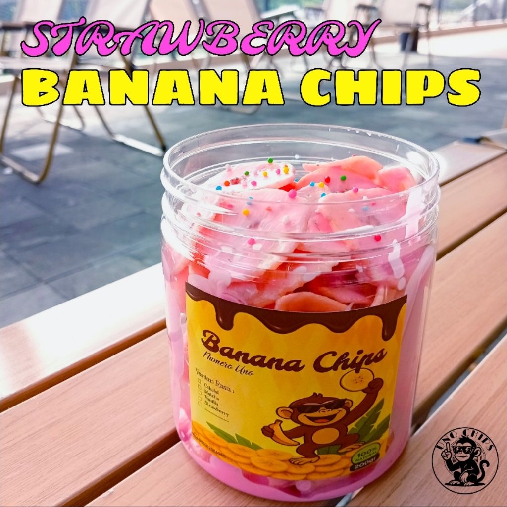 

KERIPIK PISANG LUMER STRAWBERRY - 200gr