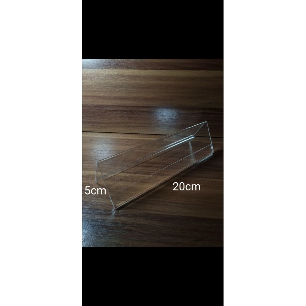 

Papan Nama Meja Akrilik (Acrylic Name Desk) Ukuran 5x20cm 1 Sisi
