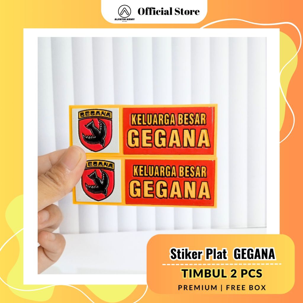 2PCS Stiker plat Nomor TNI Polisi Siliwangi Reserse | Stiker Kaca