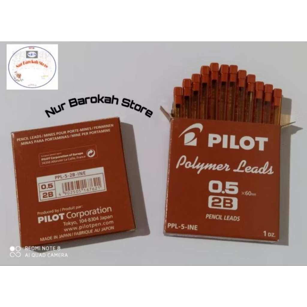 

Isi Pensil Mekanik Pilot 2B PPL - 5 (0,5 mm)