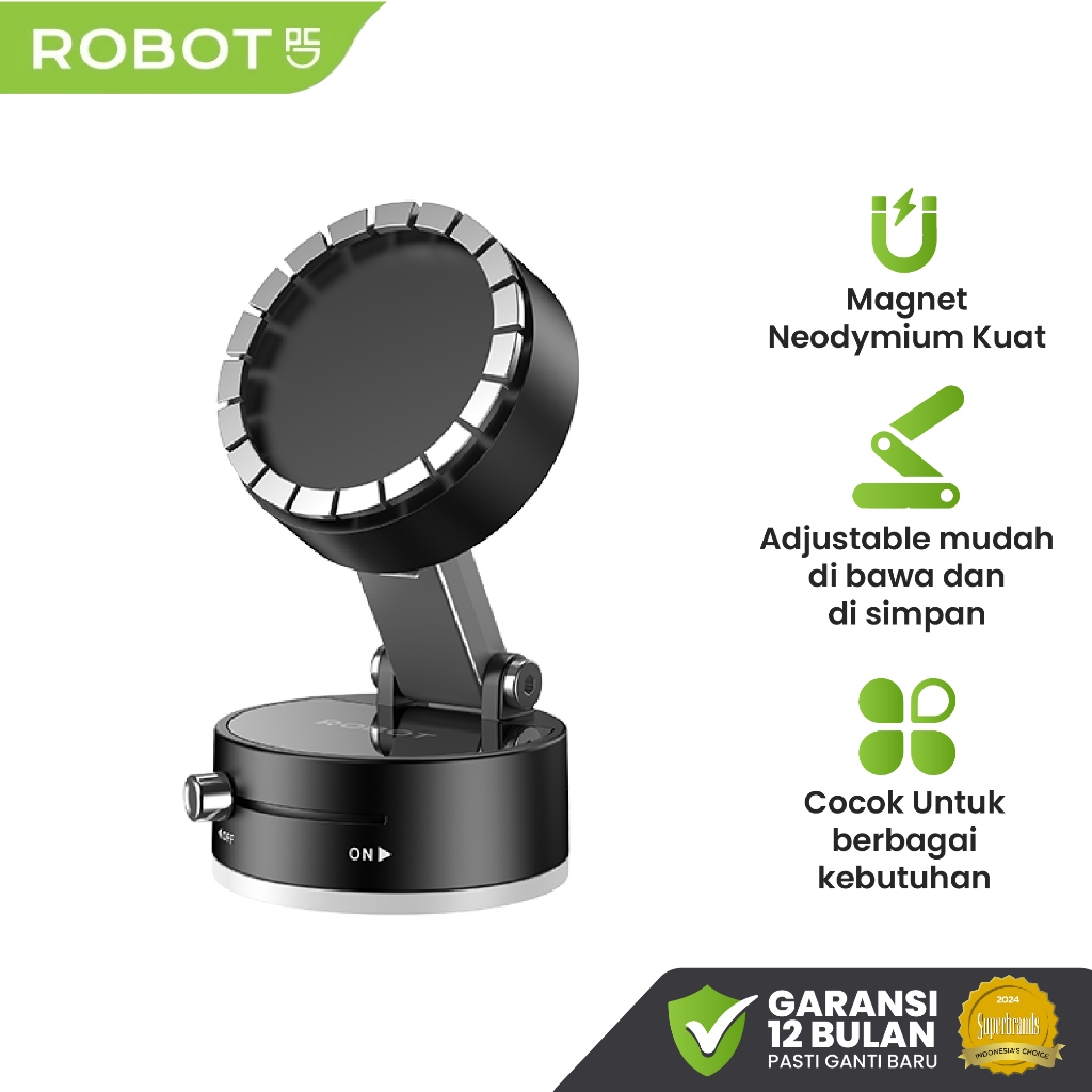 Stand Holder Magnet Universal ROBOT RT-US17 Smartphone Tablet Adjustable Stand Holder Original - Gar