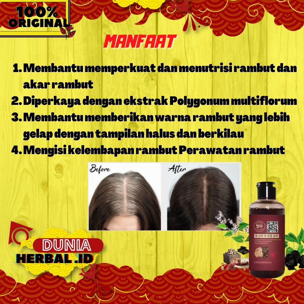 Sampo Shampoo Shampo Penghitam Rambut Uban Menghitamkan Rambut Beruban Shampo Penghitam Rambut Uban
