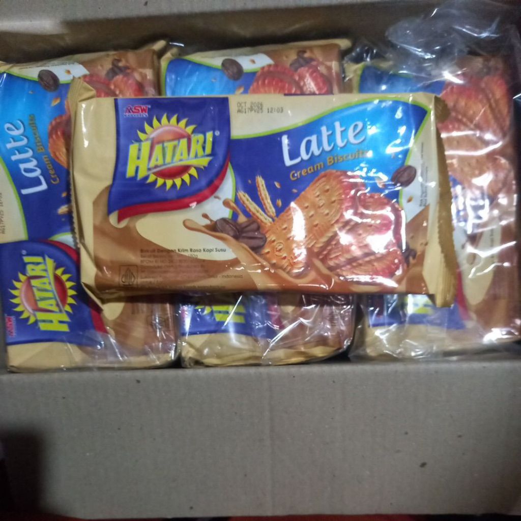 

HATARI LATTE CREAM BISCUITS 190GR