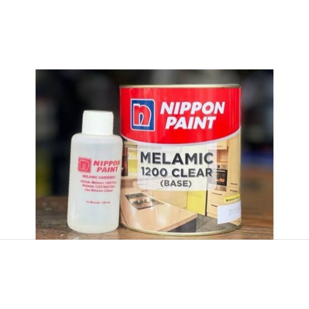 MELAMIC CLEAR BASE NIPPON 1200 Gloss + OBAT UKURAN 1KG