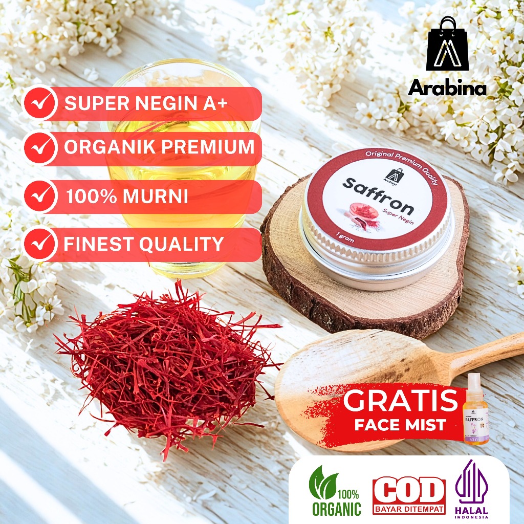 

Arabina Safron Super Negin 100% Original Saffron Finest Quality