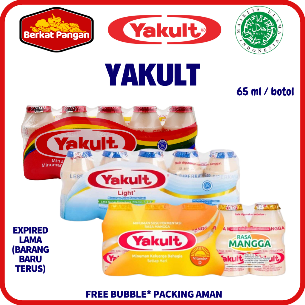 

YAKULT Minuman Susu Fermentasi Probiotik (isi 5 pcs)