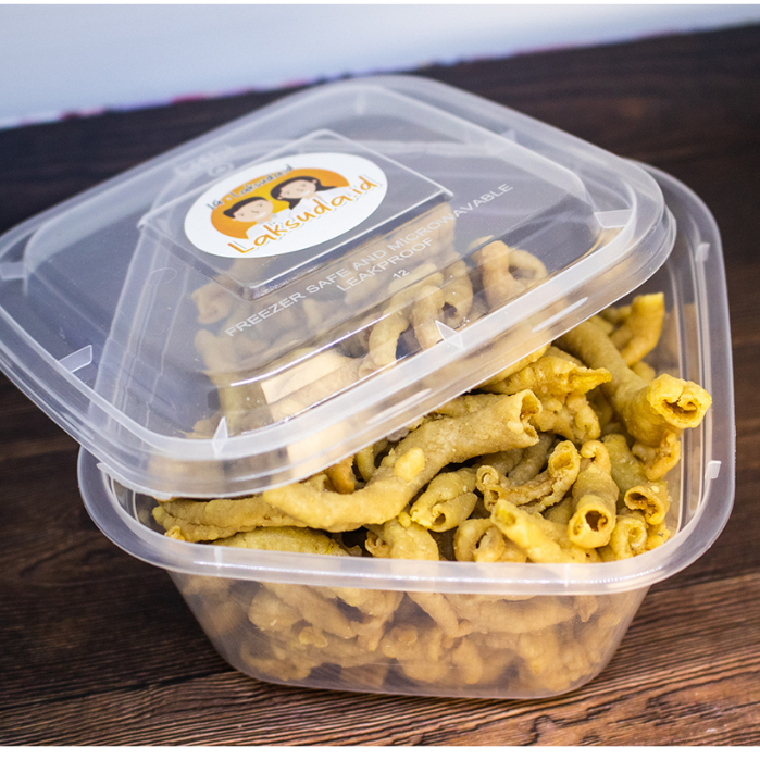 

(Kemasan MIKA) KERIPIK USUS KRISPI ORIGINAL LAKSUDA FREE SAOS halal 100gr