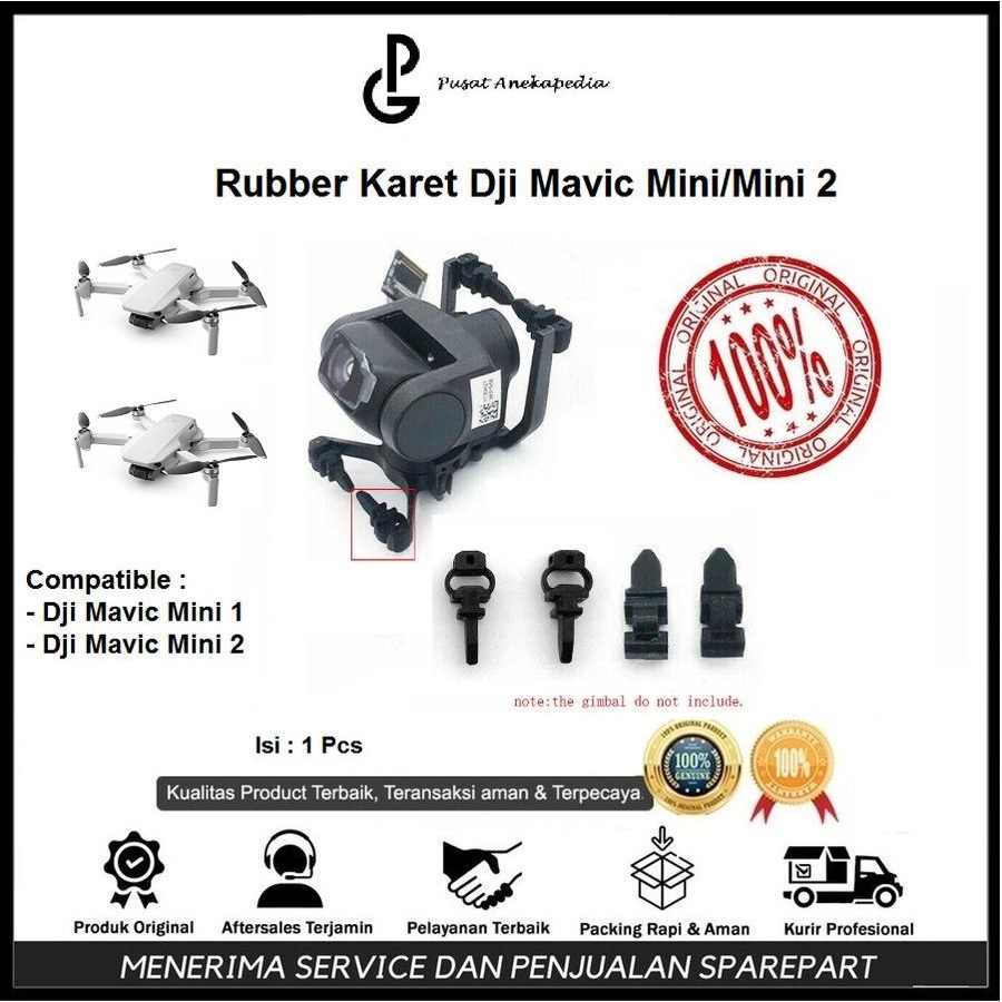 DJI  Rubber Karet Gimbal Dji Mavic Mini / Mini 2 Kamera Original Satuan