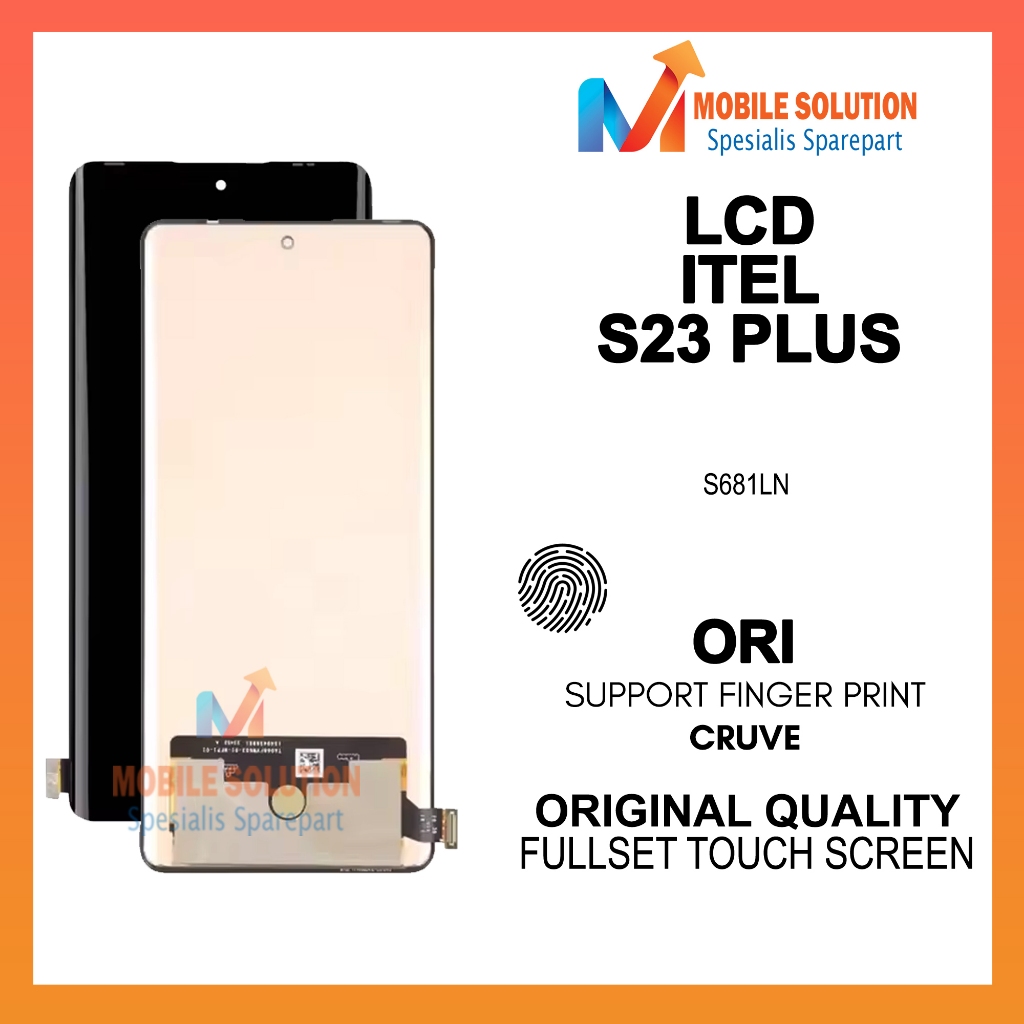 Grosir LCD Itel S23 Plus - Finger Print Fullset Touch Screen