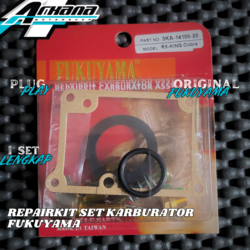 Repair Kit Repairkit Karbu Karburator Motor RX King RXS Cobra Original Fukuyama 3KA-14100-20