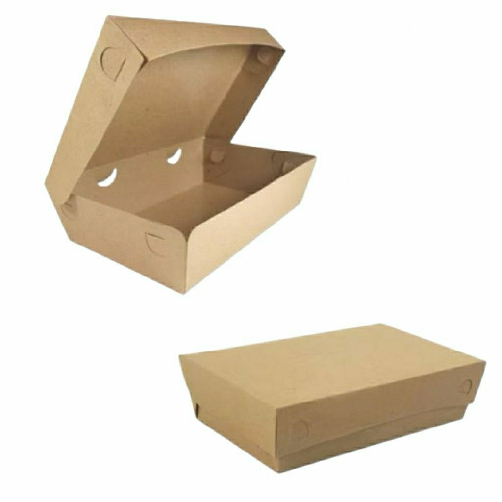 PROMO dus Box Nasi||Paper Lunch Box||Kardus Nasi Kotak||