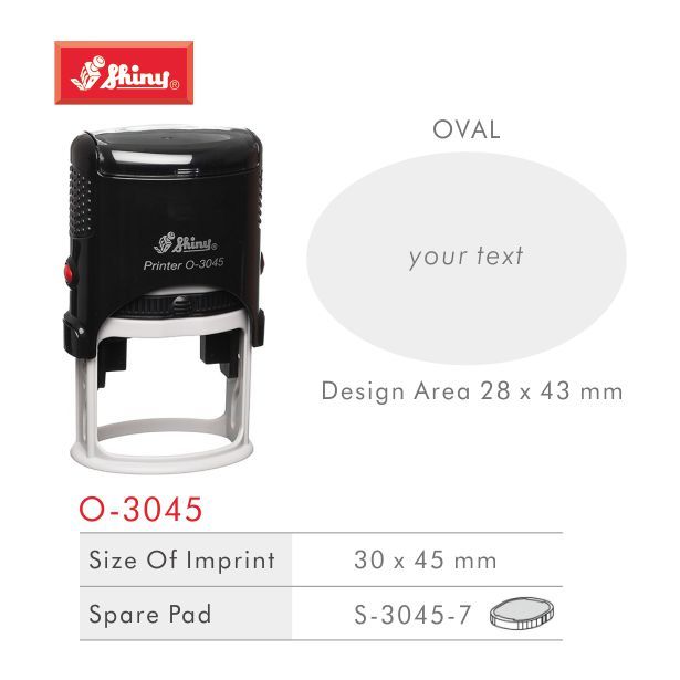 

Stempel Shiny O-3045 Custom Huruf/otomatis self ink