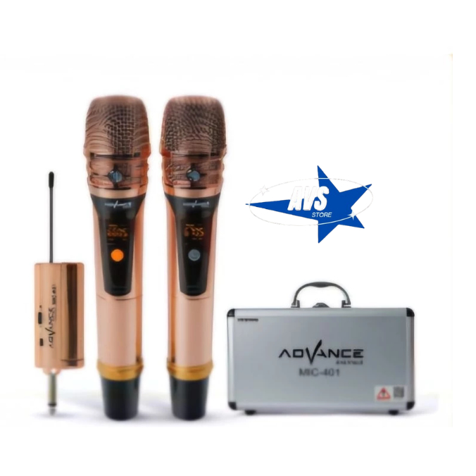 ADVANCE PROFESIONAL WIRELESS MICROPHONE  MIC 401