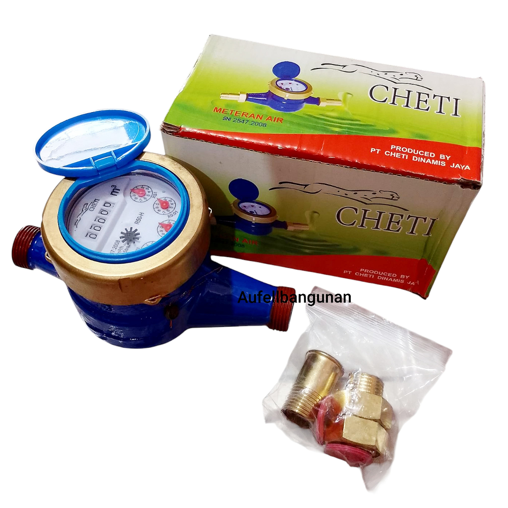 Meteran air PDAM meter besi Cheti/ Water meter besi PDAM