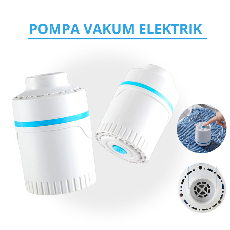 Pompa Angin Listrik 55Watt / Pompa Vakum Elektrik / Pompa Vacum Bag Elektrik / Alat vacum baju Vacum