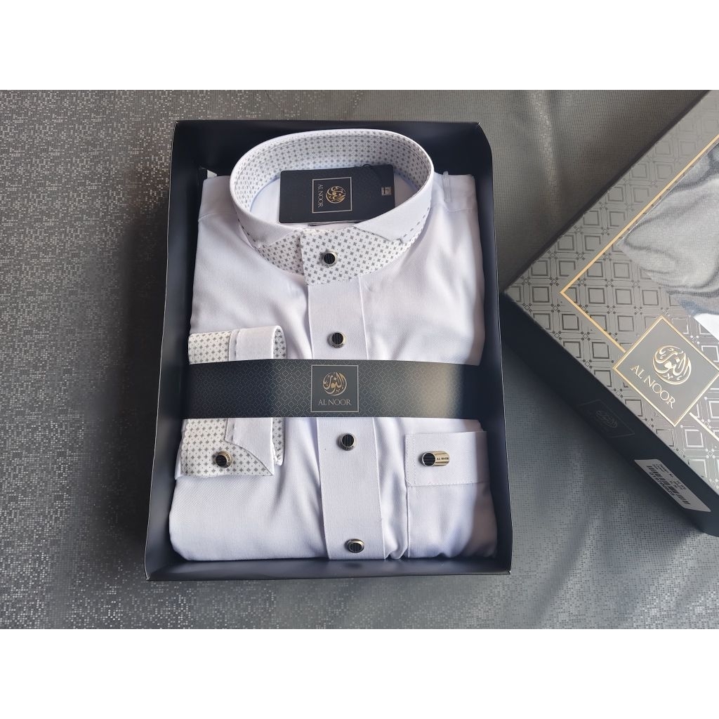 JUBAH AL NOOR KOMBINASI KATUN PREMIUM