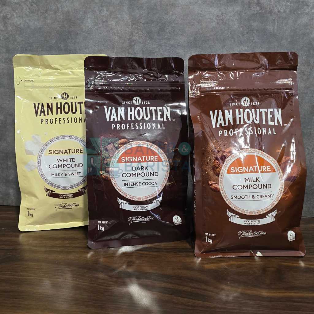 

Van Houten Professional Chocolate Compound Coin 1 Kg vanhouten Compound coklat kompaun koin 1kg