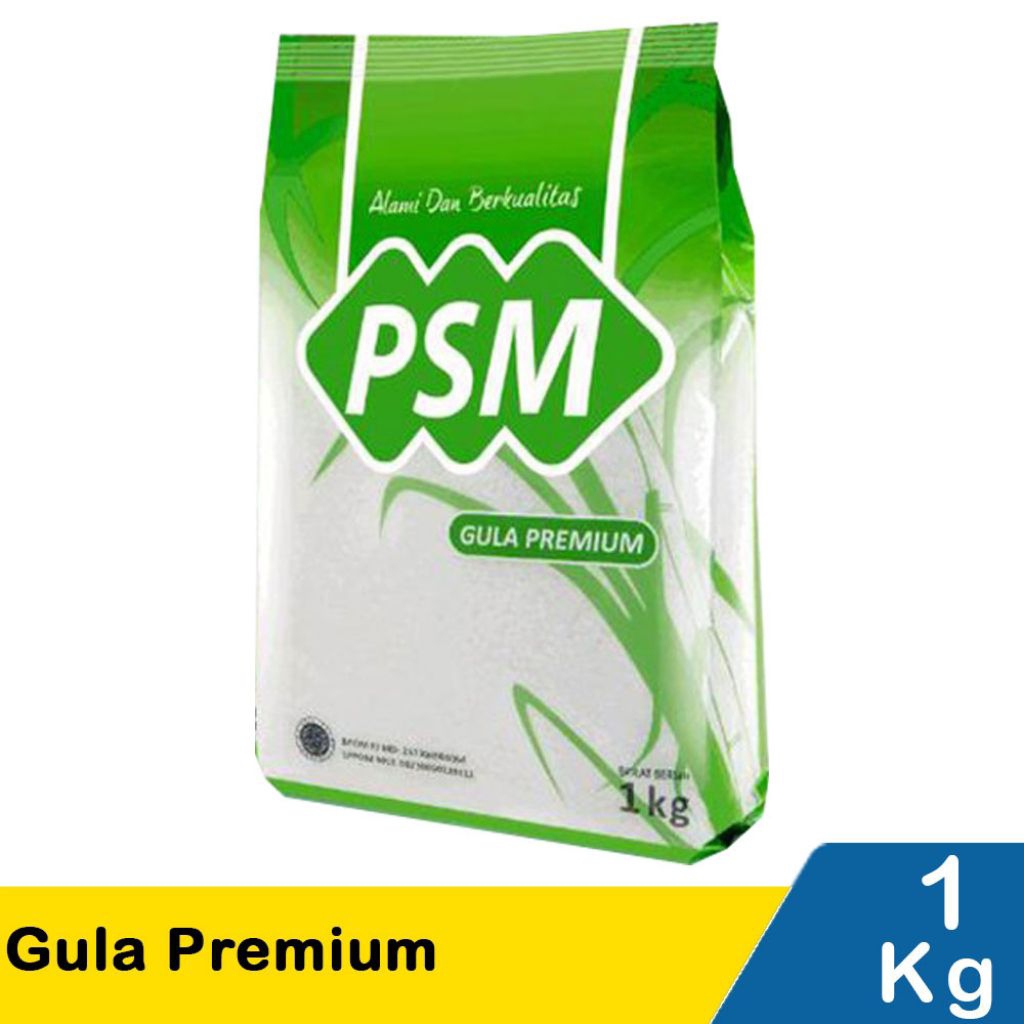 

PSM Gula Pasir Kristal Putih Premium 1 kg