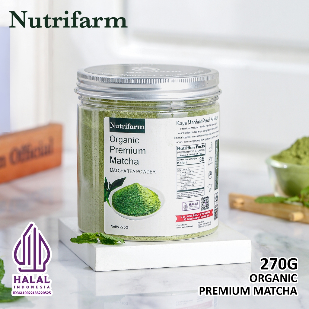 

Organic Premium Matcha Minuman 270g