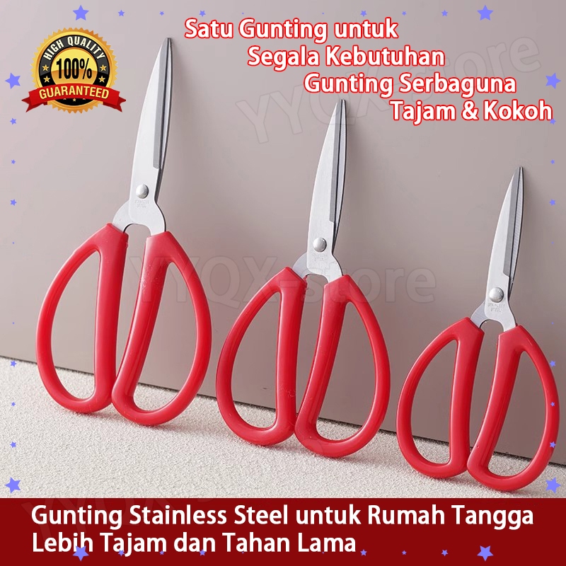 

Gunting Premium Bilah 3mm - Proses Quenching 1020°C, Pegangan Nyaman